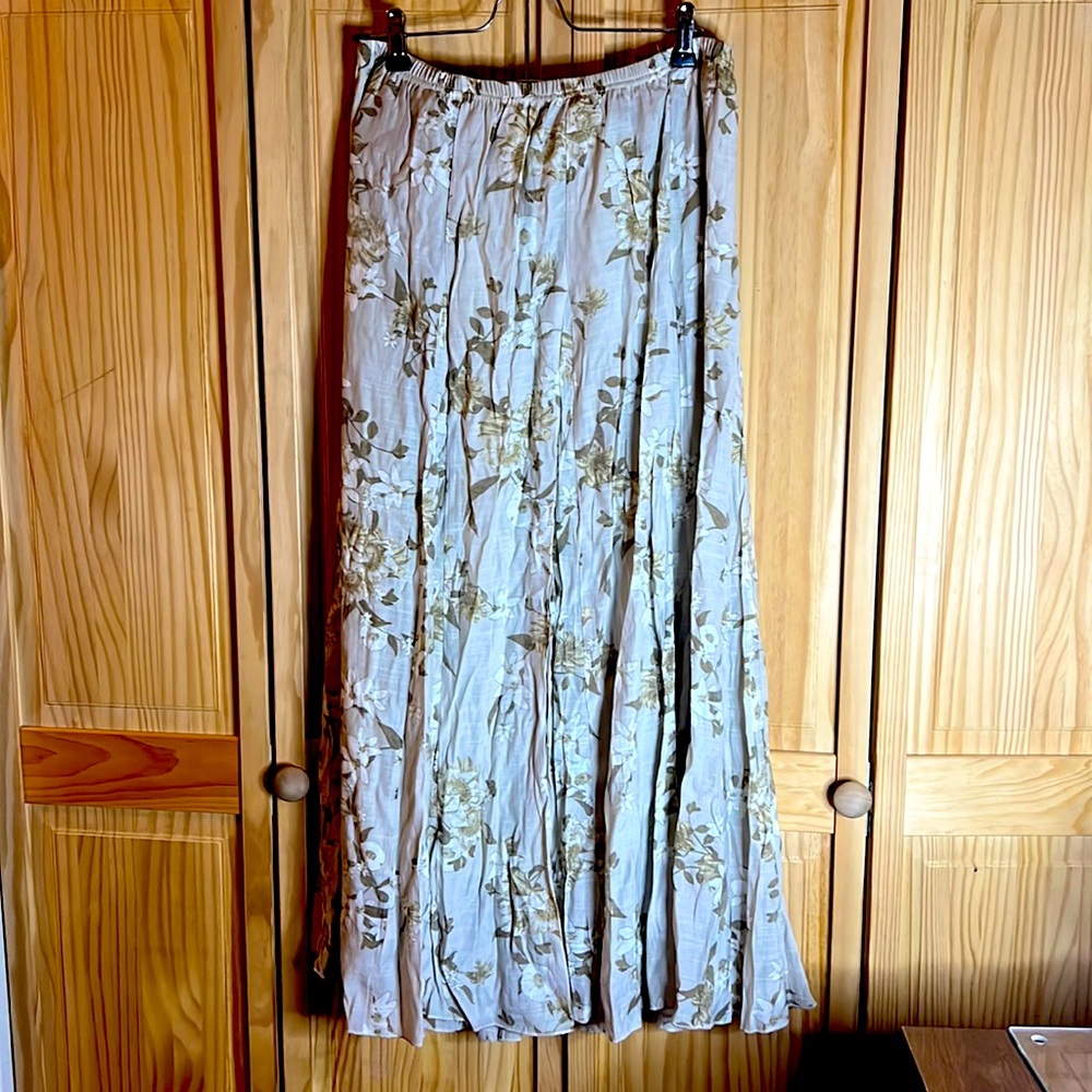 Floral Midi Skirt
